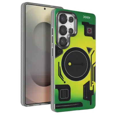 Forcell, Ohišje MagSafe za Samsung Galaxy S25 Ultra F-Protect, Zelena