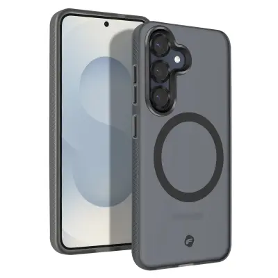 Forcell, Ohišje MagSafe za Samsung Galaxy S25 F-Protect, Črna