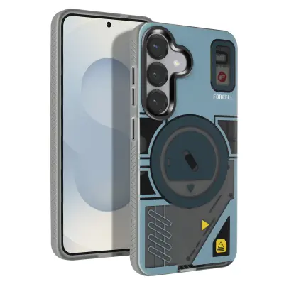 Forcell, Ohišje MagSafe za Samsung Galaxy S25 F-Protect, Siva