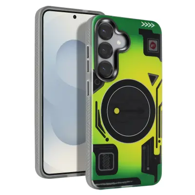 Forcell, Ohišje MagSafe za Samsung Galaxy S25 F-Protect, Zelena
