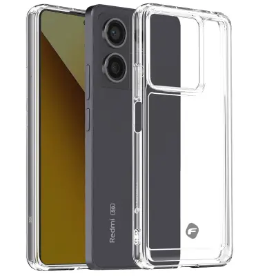 Forcell, Ohišje za Xiaomi Redmi Note 13 5G polikarbonatni dvignjeni blok kamere, Prozorno
