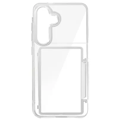 Forcell, Ohišje za Samsung Galaxy S24 z držalom za kartice, Prozorno