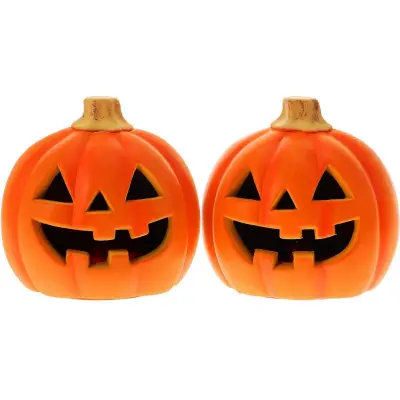 2 kosa bučna svetilka za noč čarovnic, risani bučni ornament, darila za zabavo za noč čarovnic