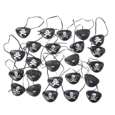 24 kosov piratskih mask za oči za noč čarovnic