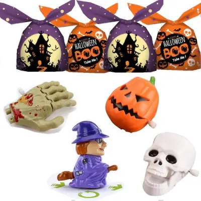 Noč čarovnic Pumpkin Bucket Ghost Pressing Toy Senzorična igrača Stres Lajšanje Igrače Darila za zabavo za noč čarovnic Darilo za otroke, odra