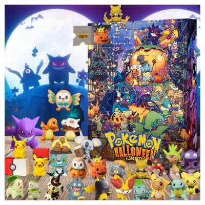 24 Mreže Halloween Blind Box Zbirateljske figure Odlične izdelave Komplet igrač za noč čarovnic za otroke, odrasle Igrače za zabavo za noč čar