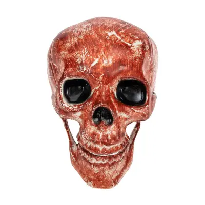 Okraski za dom za noč čarovnic Haunted House Skull Ornament Okras za zabavo za noč čarovnic Plastična rdeča Uporablja se za 1Set