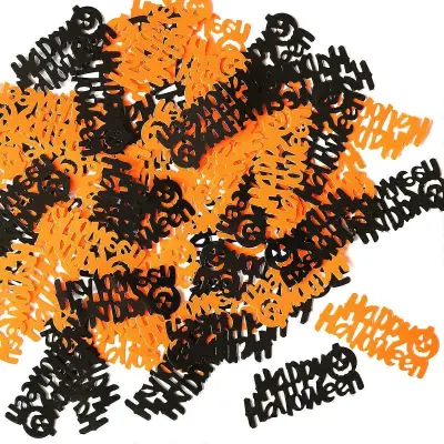 6 vrečk Konfeti za mizo za zabavo za noč čarovnic - Konfeti za veselo noč čarovnic Trick or Treat Party Sprinkles Konfetni okraski, 90 g