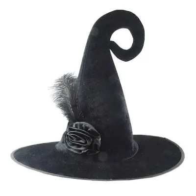 Čarovnica za noč čarovnic, klobuk, kostum za zabavo, Pokrivala, hudičeva kapa, rekviziti za cosplay, dekor