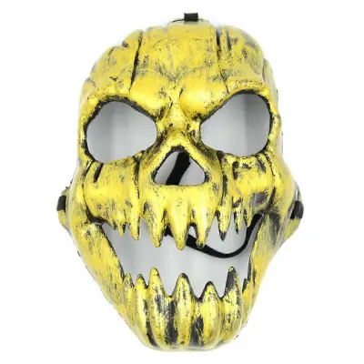 Skeleton Mask Horror Plastični polni obraz Cosplay rekvizit za zabavo za noč čarovnic