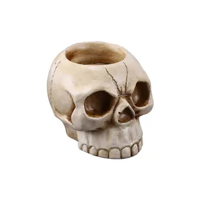 2025 Noč Čarovnic Lobanja Svečnik Ornament Okostnjak Ghost Festival Desktop Vhodna Dekoracija Darilo Ornament