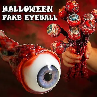 Dekoracija za zabavo za noč čarovnic Fake Eye Eyeball Horror Scary Simulation Prop