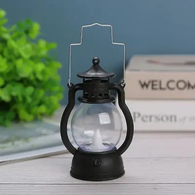 Retro oljna svetilka za noč čarovnic, okrasna LED svetilka za majhne domače zabave