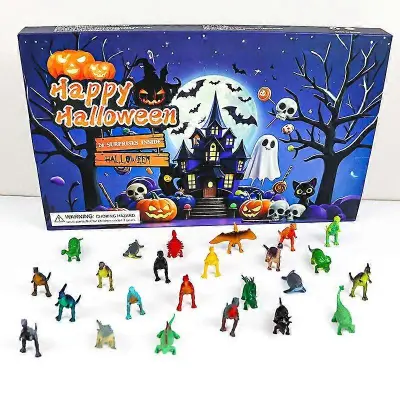 2025 Halloween Blind Box Series Hole-Tarable Box 24-dnevni odštevalnik za noč čarovnic