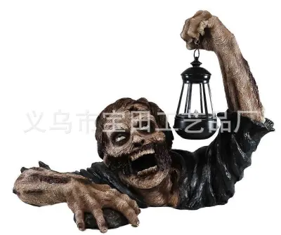 Noč čarovnic, božič, božična darila, dekoracija, zombi lučka, smola, obrt, ornament, kip groze