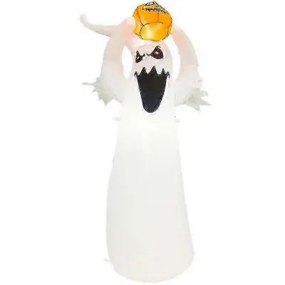 Noč čarovnic kostum Luminous Ghost Pumpkin Ghost Tree Napihljiva vrtna dekoracija Napihljivi dekor praznični okraski
