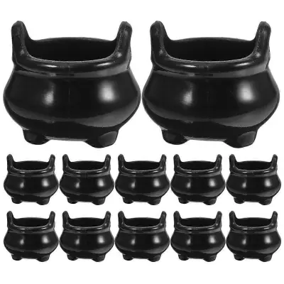 12 kosov Miniaturni štedilniki Mini okraski Miniaturne stvari Miniature za noč čarovnic za Mini hišo