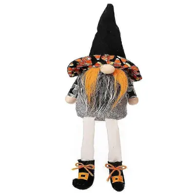 Halloween Chef Plush Dwarf Post Darila za noč čarovnic Velikonočni palček Hat Shelf Sitter