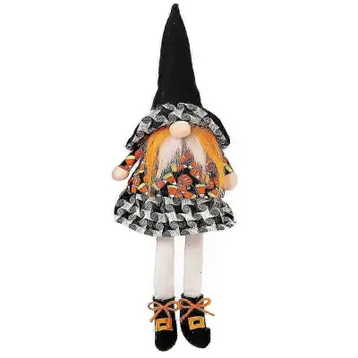 Halloween Chef Plush Dwarf Post Darila za noč čarovnic Velikonočni palček Hat Shelf Sitter