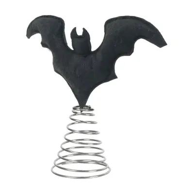 Tree Topper Dom Praznični Bat Ornament Za Noč Čarovnic Notranji Kamin Mantel Okno Vhodna Vrata Veranda