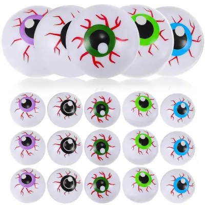 20 kosov Eyeballs Halloween Eyeballs Grozljive ponarejene kroglice za oči Dekoracije za zabave za noč čarovnic