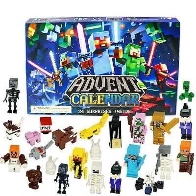 Noč čarovnic Božič blind box luknja dinozaver otroško darilo 24-dnevni digitalni odštevalnik koledar blind box