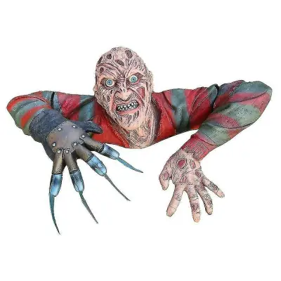 Okras za zabavo za noč čarovnic Kip Freddyja Nightmare Krueger Tomb Walker Dekoracija Horror Rekviziti -NMAOV