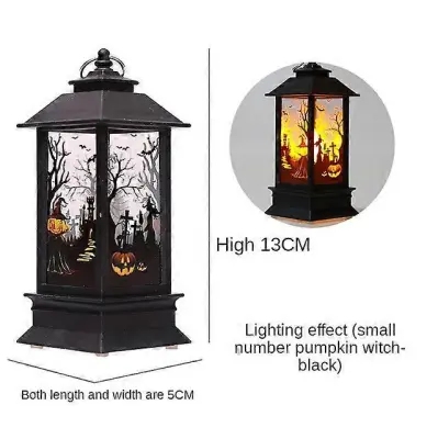 Okraski za noč čarovnic Led sveče Čajna lučka Pumpkin Ghost Viseča LED svetilka Lučka Horror Rekviziti Halloween Party Home Bar Decor