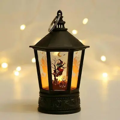 Okraski za noč čarovnic Led sveče Čajna lučka Pumpkin Ghost Viseča LED svetilka Lučka Horror Rekviziti Halloween Party Home Bar Decor