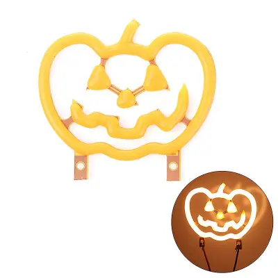 Diy Dodatki za žarnice 3v Led Edison Fleksibilna noč čarovnic Pumpkin Filament Candle Diode Holiday Party Atmosphere Decoration Light