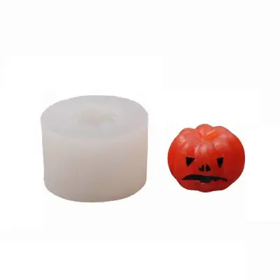 3D buča silikonski kalup za noč čarovnic, zahvalni dan, DIY izdelava sveč, ročno izdelano milo, glina, kalup za peko, torto, čokoladno dekoracij