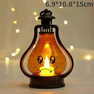 Okraski za noč čarovnic Led sveče Čajna lučka Pumpkin Ghost Viseča LED svetilka Lučka Horror Rekviziti Halloween Party Home Bar Decor