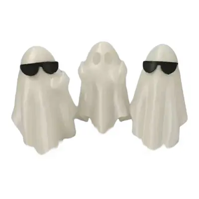 3Pcs Svetleči Fantomi Ornament Smole Miniature Svetleče Temne Figurice Okraski Za Zabavo Noč Čarovnic Pribor za Zabavo Darilo S