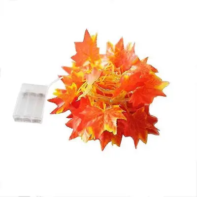 Jianghuo 2-10M Solar Maple Leaf Vine Niz Luči Umetne Led Maple Vine Garland Luči Za Poroko Božič Noč Čarovnic Soba Dekor
