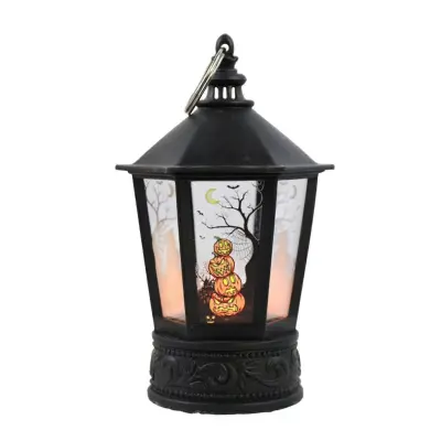 Noč čarovnic Bučna lučka Dekor kabine LED Prenosna upravljana svetilka za zunanjo uporabo v zaprtih prostorih Halloween Decor Party Garden Supplie