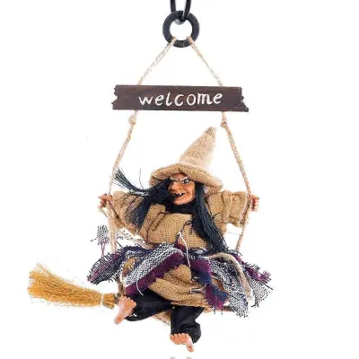 1PCS Čarovnica Metla Obesek Čarovnica Visi Dekoracija Halloween Dekorativni Prop