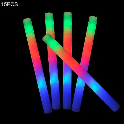 15/30pcs Led Pena Palice Utripajoče Glow Palice Cheer Tube Za Poroko Otroci Rojstnodnevne Okraske Božič Noč Čarovnic Rekviziti