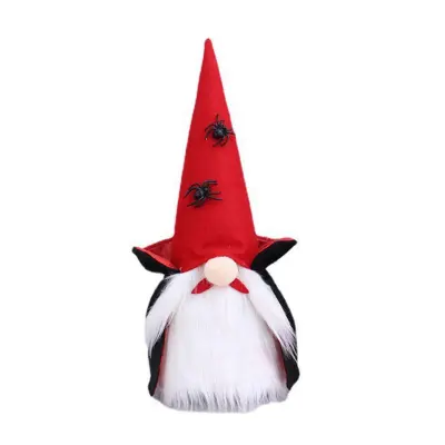 Noč čarovnic Gnome z Led Lučko Zvok Srčkan Elf Dwarf za Doll Ornament Obrti za Dom Festival Jedilna Miza Party Ozadje Decor Supplies