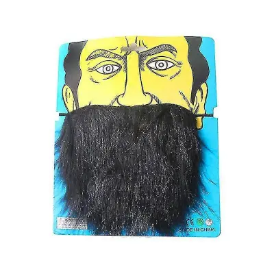 12 kosov smešne nalepke z lažnimi brki, okras za piratsko zabavo, noč čarovnic, cosplay, zabava z brki, lažna brada, brki, otroci, odrasli, črna