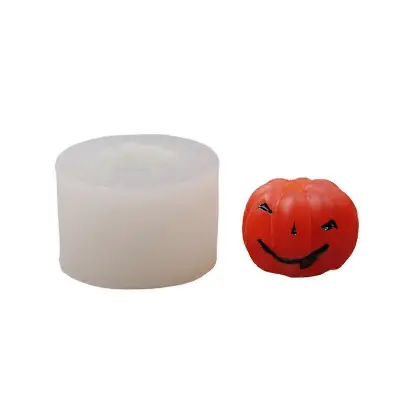3D buča silikonski kalup za noč čarovnic, zahvalni dan, DIY izdelava sveč, ročno izdelano milo, glina, kalup za peko, torto, čokoladno dekoracij