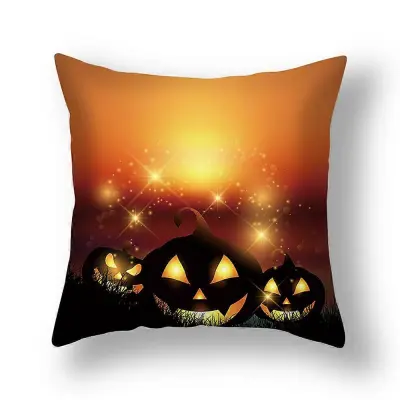 Prevleke za vzglavnike za noč čarovnic 18"x18", Pumpkin Ghost Happy Halloween, prevleke za vzglavnike, okraski, prevleke za blazine za kavč