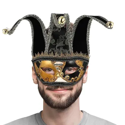 Maska v beneškem slogu Maska za zabavo v maskah Pustna maska ​​za noč čarovnic Fancy Dress Ball Dress Up Mask