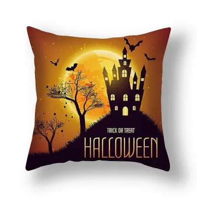 Prevleke za vzglavnike za noč čarovnic 18"x18", Pumpkin Ghost Happy Halloween, prevleke za vzglavnike, okraski, prevleke za blazine za kavč