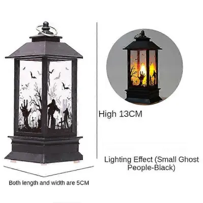Okraski za noč čarovnic Led sveče Čajna lučka Pumpkin Ghost Viseča LED svetilka Lučka Horror Rekviziti Halloween Party Home Bar Decor