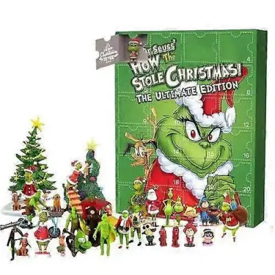 Halloween blind box Doomsday is coming Christmas Grinch horror blind box 24-dnevni odštevalnik koledar blind box