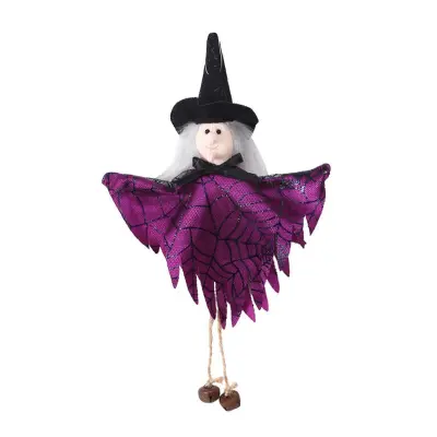 Halloween Obesek Ghost Witch Pumpkin za Lutko Visi Okras Obrti za Dom Festival Party Vhodna Vrata Drevo Dekoracija Darilo