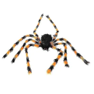 Izjemna plišasta igrača Scary Spooky Spider Halloween Party Scary Decoration Haunted House Prop 125 cm (naključna barva)
