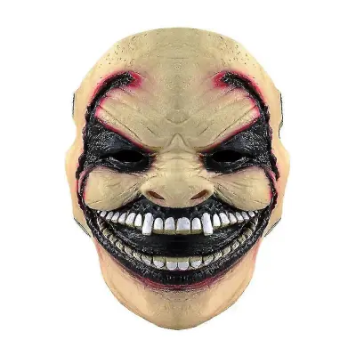 The Walking Dead Fangs Zombie Mask Halloween Party Horror Half Face Bleeding Pokrivala Haunted House Rekviziti -NMAOV