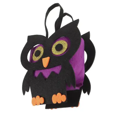 Candy Bags Party Favor Torbe Halloween Style Felt Material 9,63 x 5,89 in 3D Design Party Favor 1 Pack