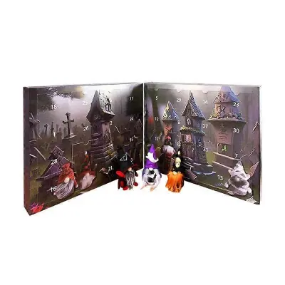 31 Days Horror Figures Halloween Gnome Puzzle Countdown Adventni koledar Scary Doll zbirateljske figure Kit